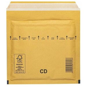 Пакет с воздушной подушкой (200х175+50), коричневый, CD/12208, 100 шт.