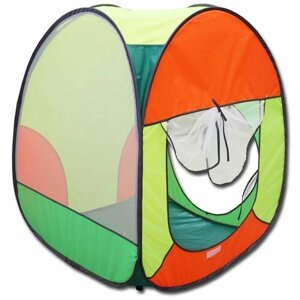 Палатка, 4 грани квадрат, 75 75 90 см, зелёный, оранжевый, лимон, салатовый