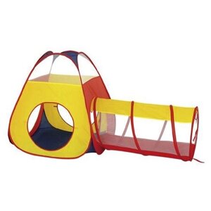 Палатка Наша игрушка 652091, желтый/красный