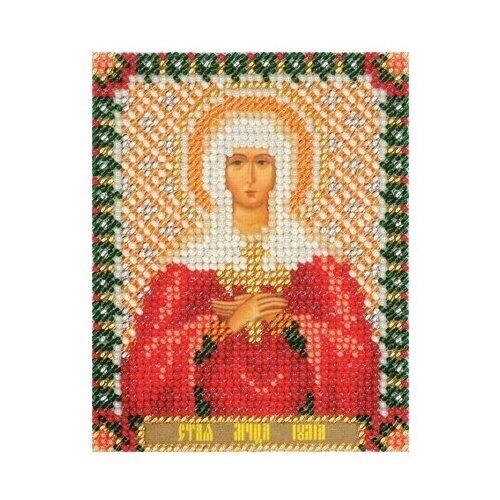 PANNA Набор для вышивания бисером Икона Святой мученицы Юлии  8.5 х 10.5 см (CM-1432/ЦМ-1432) от компании М.Видео - фото 1