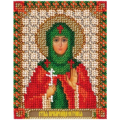 PANNA Набор для вышивания бисером Икона Святой Преподобномученицы Евгении Римской 8.5 x 10.5 см (CM-1465) от компании М.Видео - фото 1
