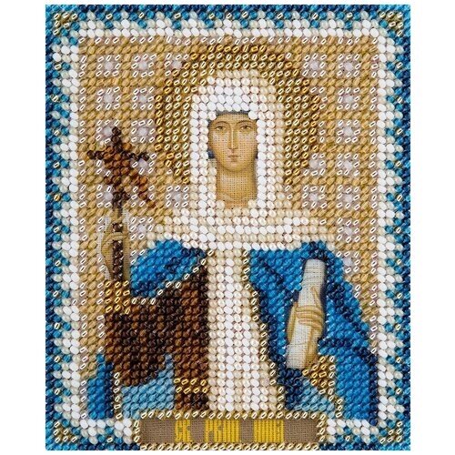 PANNA Набор для вышивания бисером Икона Святой Равноапостольной Нины, просветительницы Грузии 8.5 x 11 см (CM-1833) от компании М.Видео - фото 1