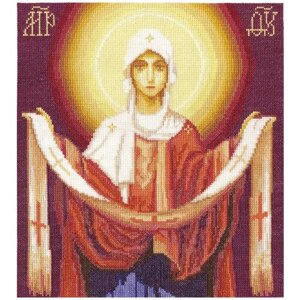PANNA Набор для вышивания Икона Божией Матери Покров Пресвятой Богородицы 27 x 30.5 см (CM-1270)