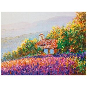 PANNA Набор для вышивания Живая картина. Утро в горах 26.5 x 19.5 см (JK-2100)