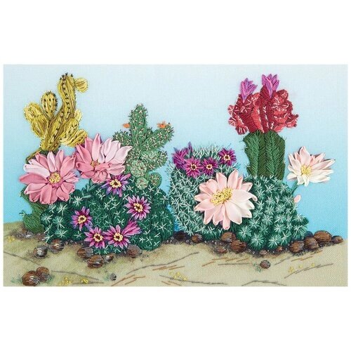 PANNA Набор для вышивания Живая картина. Весна в пустыне 24 х 16.5 см (JК-2131) от компании М.Видео - фото 1