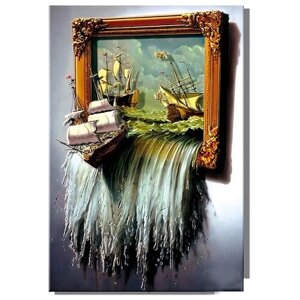 Папертоль «Море в картине», Магия хобби, 40x60 см