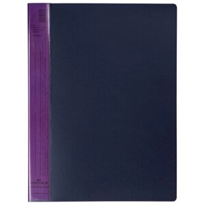 Папка DURABLE с прозрачным вкладышем 60 листов, А4, 700 мкр, фиолетовый