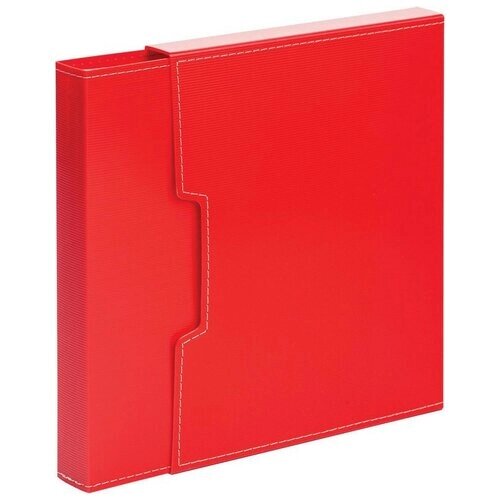 Папка файловая на 100 файлов в коробе красный от компании М.Видео - фото 1