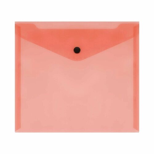 Папка-конверт на кнопке Бюрократ, А5+, 180мкм, красные, комплект 10 шт. от компании М.Видео - фото 1