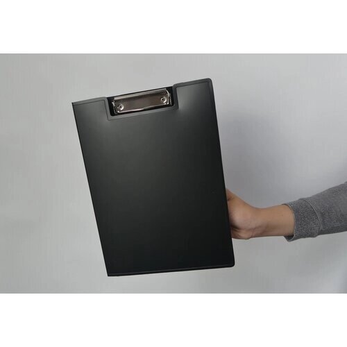 Папка-планшет а4 с зажимом черный 1,2 мм для бумаг от компании М.Видео - фото 1