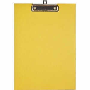 Папка-планшет д/бумаг комус A4 кибер желтый