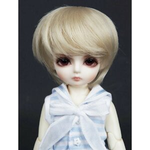 Парик Luts CDW-30 For Honey Delf (Короткий парик с челкой: цвет блонд размер 15-18 см для кукол Латс)