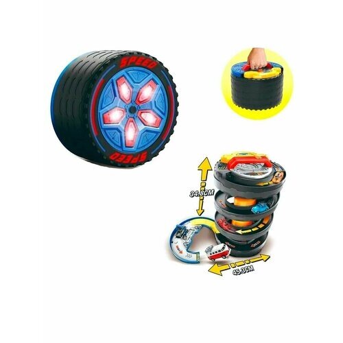Парковка игрушечная - веселые гонки, со световыми и звуковыми эффектами, колесо, 1 упаковка от компании М.Видео - фото 1