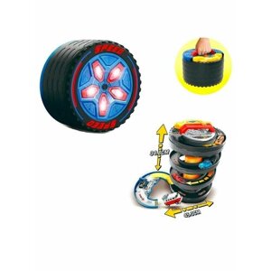 Парковка игрушечная - веселые гонки, со световыми и звуковыми эффектами, колесо, 1 упаковка