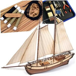 Парусник Polaris (улучшенный набор с инструментами), сборная модель корабля OcCre (Испания), М. 1:50