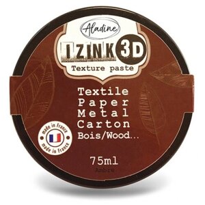 Паста текстурная IZINK 3D, 75 мл, цвет бамбук, 1 шт