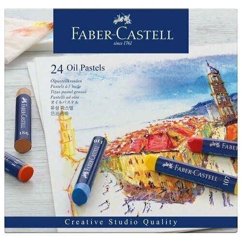 Пастель масляная Faber-Castell "Oil Pastels", 24 цвета, 285955 127024 от компании М.Видео - фото 1