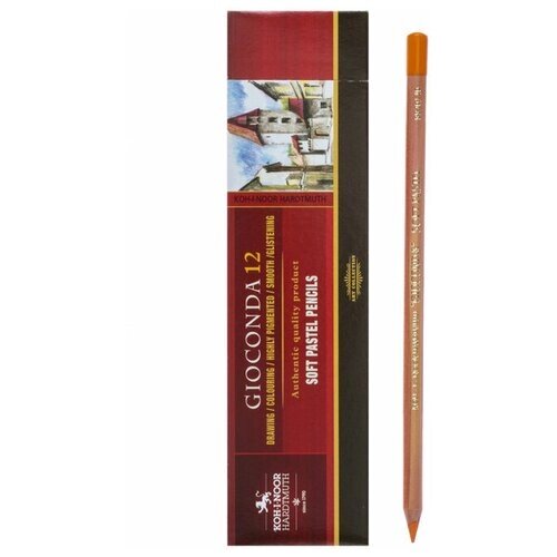 Пастель сухая в карандаше 8820/40 Soft Pastel, оранжевый кадмий, 12 шт. от компании М.Видео - фото 1