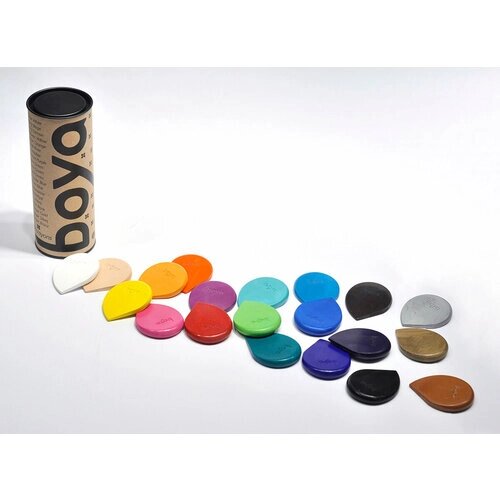 Пастель восковая для рисования Boya, набор мелков 17 х 7 см разноцветные BOYA d. o.o. 20 SET от компании М.Видео - фото 1