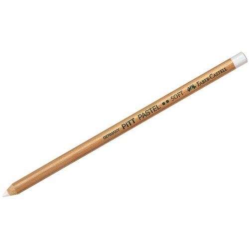 Пастельный карандаш Faber-Castell "Pitt Pastel", цвет 101 белый, мягкий, 2 штуки от компании М.Видео - фото 1
