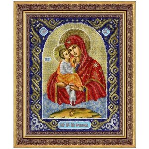 Паутинка Б-1098 Пресвятая Богородица Почаевская Набор для вышивания 20 x 25 см Вышивка бисером