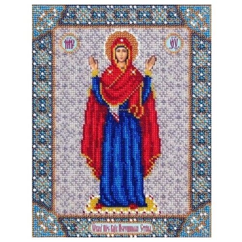 Паутинка набор для вышивания бисером Пресвятая Богородица Нерушимая стена 20 х 25 см, Б-1028 от компании М.Видео - фото 1