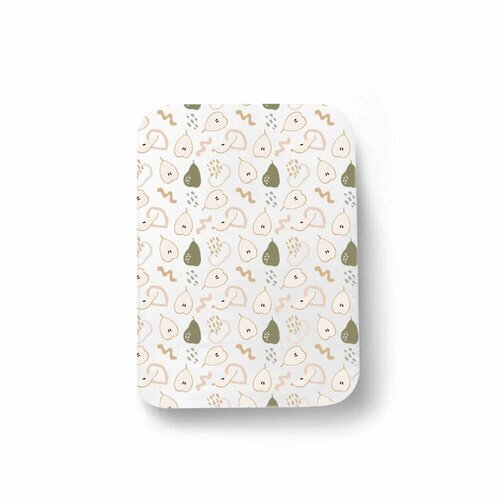 Пеленка на резинке OLANT BABY для овального матраса 93х70 см, "A perfect pear" от компании М.Видео - фото 1