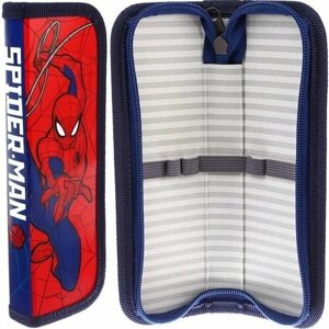 Пенал 1 секция, 55 х 205 х 25 мм, Человек-паук Spider-Man, ламинированный картон