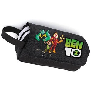 Пенал с логотипом Бен 10 (BenTen) черный №1