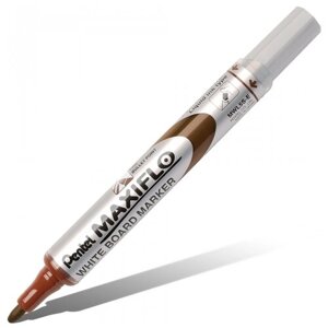 Pentel Маркер Maxiflo 1 мм, 1 шт. (MWL5S), коричневый