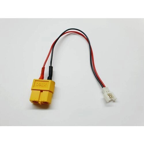 Переходник XT60 на MCPX MOLEX JST PH 2.0 2P SM-2p (папа / мама) 125 разъем ХТ-60 желтый XT-60 на JST-2P аккумулятор р/у батарея от компании М.Видео - фото 1