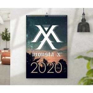 Перекидной календарь на 2020 год Monsta X №14, А3