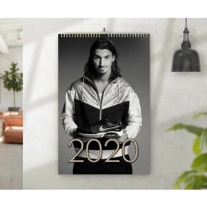 Перекидной календарь на 2020 год Златан Ибрагимович, Zlatan Ibrahimovic №2, А3