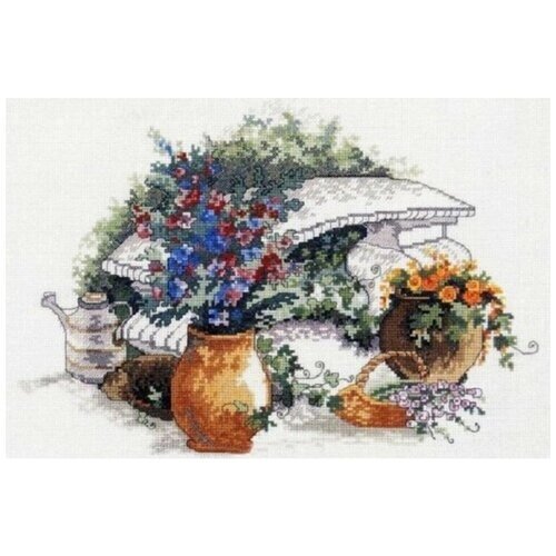 Permin 70-4376 Садовый натюрморт Набор для вышивания 37 x 29 см Счетный крест от компании М.Видео - фото 1