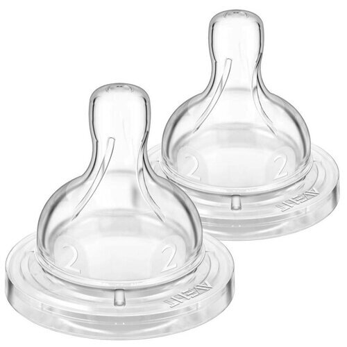 Philips Avent, Соска с медленным потоком, 2шт арт. SCF632/27 от компании М.Видео - фото 1