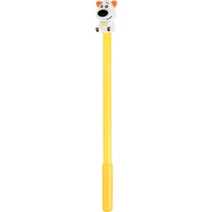Ручка шариковая юнландия Собачка 0,7мм, с топпером, синий Арт. 143807 в Москве от компании М.Видео