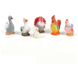 Набор резиновых игрушек «Птицеферма» в Москве от компании М.Видео