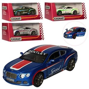 Машинка модель 2012 Bentley Continental-GT Speed в коробке (цвет в ассортименте) в Москве от компании М.Видео