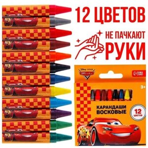 Восковые карандаши Тачки, набор 12 цветов в Москве от компании М.Видео
