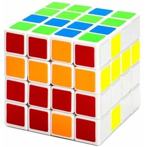 Кубик рубика ShengShou 4x4 x4 / Развивающая головоломка / Белый пластик в Москве от компании М.Видео