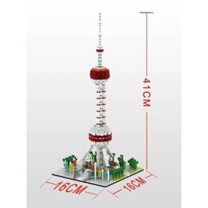 Конструктор 3Д из миниблоков RTOY Башня Восточная Жемчужина, 1412 деталей - YZ063 в Москве от компании М.Видео