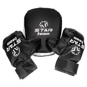 Боксерский набор детский лапа и перчатки STAR TEAM. арт. IT107832 в Москве от компании М.Видео