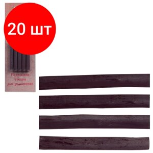 Комплект 20 шт, Сепия темная, набор 5 карандашей, блистер в Москве от компании М.Видео