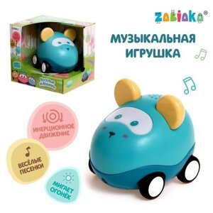 Музыкальная игрушка «Весёлые машинки», свет, цвет зелёный в Москве от компании М.Видео