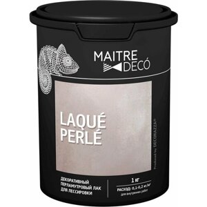 Лак декоративный перламутровый Maitre Deco Laque Perle для лессировки 1 кг