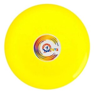 ТехноК Летающая тарелка, 24  24  2,5 см, цвет жёлтый + мел в подарок в Москве от компании М.Видео