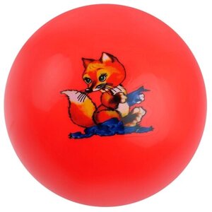 Мяч детский «Животные», d=25 см, 75 г, PVC, цвета микс в Москве от компании М.Видео
