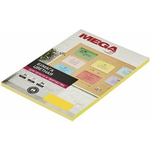 Бумага цветная для офисной техники ProMega Intensive желтая А4 80 г/кв. м 50 листов , 866154