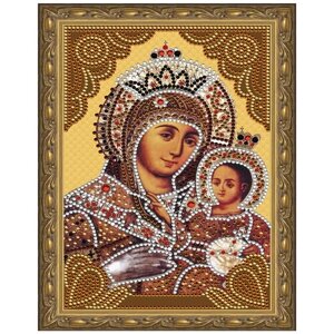 Алмазная мозаика Molly с нанесенной рамкой, "Вифлеемская Божия Матерь", 15 цветов, 20х30 см (KM0713) в Москве от компании М.Видео