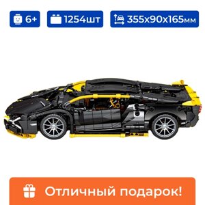 Конструктор гоночный автомобиль "Черный Ламбогини" Sembo Block, для мальчика, 1254 детали в Москве от компании М.Видео